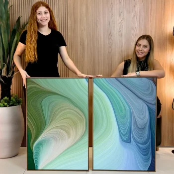 Kit Quadro Decorativo Fragmentos de Cor