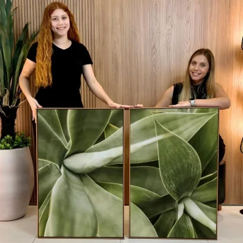 Kit Quadro Decorativo Encanto Botânico