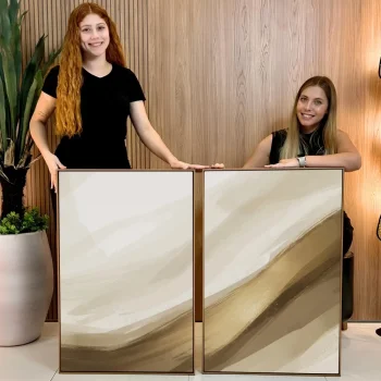 Kit Quadro Decorativo Espaço em Movimento