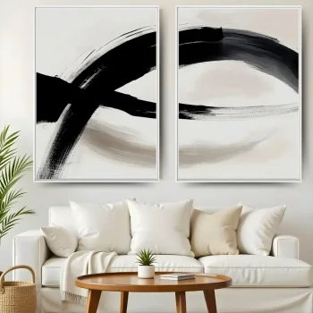 Kit Quadro Decorativo Forma e Vazio