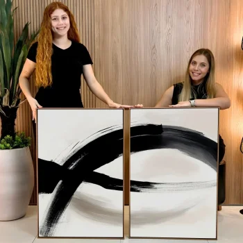 Kit Quadro Decorativo Forma e Vazio
