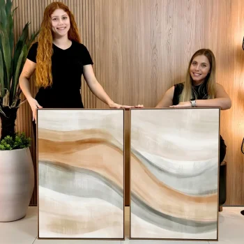 Kit Quadro Decorativo Luz em Transição