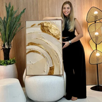 Quadro Decorativo Arcos Dourados