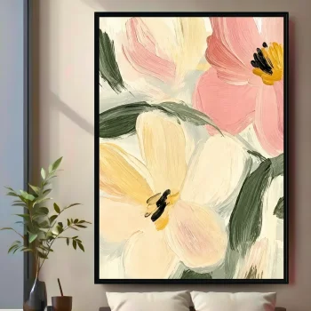 Quadro Decorativo Jardim Suave I