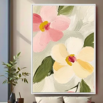 Quadro Decorativo Jardim Suave II