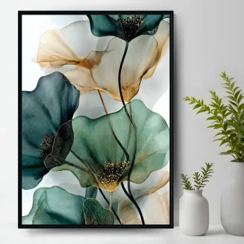 Quadro Decorativo Flores de Jade I
