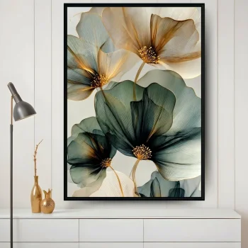 Quadro Decorativo Flores de Jade II