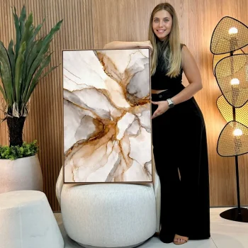 Quadro Decorativo Mármore Imperial